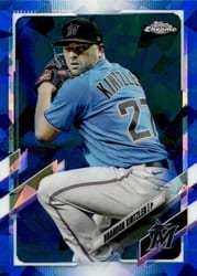 2021 Topps Chrome Sapphire Edition Base Set Brandon Kintzler #31 card
