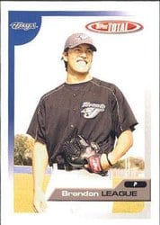 2005 Topps Total Base Set Brandon League #68 card