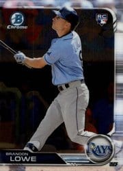 2019 Bowman Chrome Base Set Brandon Lowe #10 card