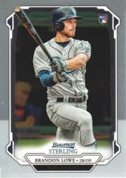 2019 Bowman Sterling Base Set Brandon Lowe #BSR-55 card
