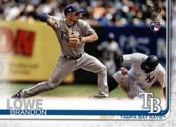 2019 Topps Base Set Brandon Lowe #114 card