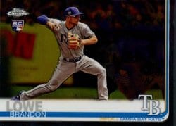 2019 Topps Chrome Base Set Brandon Lowe #151 card