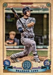 2019 Topps Gypsy Queen Base Set Brandon Lowe #186 card