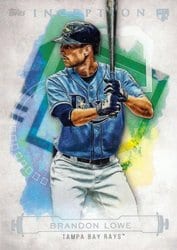 2019 Topps Inception Base Set Brandon Lowe #85 card