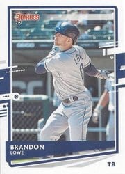2020 Donruss Base Set Brandon Lowe #168 card
