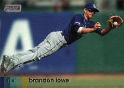 2020 Stadium Club Base Set Brandon Lowe #184 card