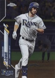 2020 Topps Chrome Base Set Brandon Lowe #119 card