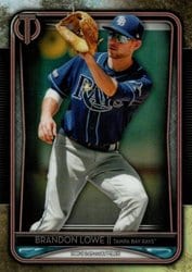 2020 Topps Tribute Base Set Brandon Lowe #77 card