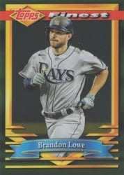 2021 Finest Flashbacks Base Set Brandon Lowe #60 card