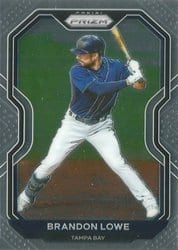 2021 Panini Prizm Base Set Brandon Lowe #192 card