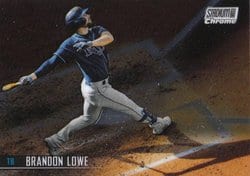 2021 Stadium Club Chrome Base Set Brandon Lowe #257 card