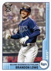 2021 Topps Big League Base Set Brandon Lowe #47 card