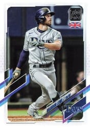 2021 Topps UK Edition Base Set Brandon Lowe #165 card