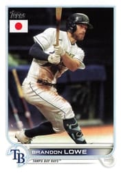 2022 Topps Japan Edition Base Set Brandon Lowe #167 card