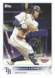2022 Topps Opening Day Base Set Brandon Lowe #12 card