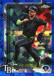 2025 Topps Chrome Sapphire Base Set Brandon Lowe #113 card