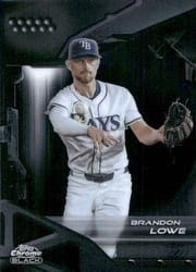 2026 Topps Chrome Black Base Set Brandon Lowe #170 card