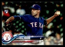 2018 Topps Update Brandon Mann Gold #US208 card