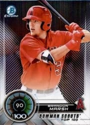 2018 Bowman Scouts Top 100 Brandon Marsh #BTP-90 card