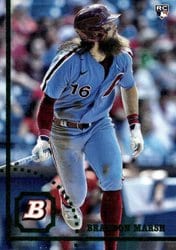 2022 Bowman Heritage Base Set Brandon Marsh #56 card