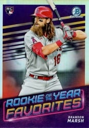 2022 Bowman ROY Favorites Brandon Marsh #ROYF-3 card
