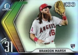 2022 Bowman Scouts' Top 100 Brandon Marsh #BTP-31 card