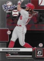 2022 Donruss Optic The Rookies Brandon Marsh #TR-8 card
