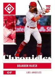 2022 Panini Chronicles Base Set Brandon Marsh #1 card