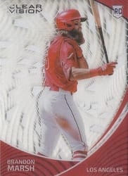 2022 Panini Chronicles Clear Vision Brandon Marsh #10 card