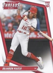 2022 Panini Chronicles Threads Brandon Marsh #1 card