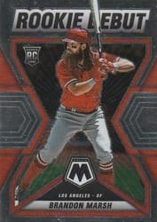2022 Panini Mosaic Rookie Debut Brandon Marsh #RD-3 card