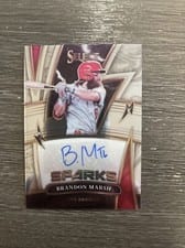 2022 Panini Select Sparks Signatures Brandon Marsh #SS-BM card