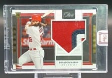 2022 Panini Three and Two Rookie Jerseys Brandon Marsh #RJ-BM card