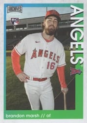 2022 Topps Archives Snapshots Base Set Brandon Marsh #17 card
