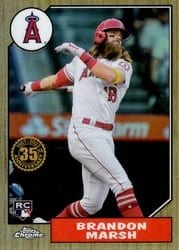 2022 Topps Chrome 1987 Topps Brandon Marsh #87BC-18 card