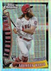 2022 Topps Chrome 1996 Youthquake Brandon Marsh #YQ-9 card