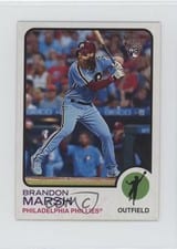 2022 Topps Heritage Mini Brandon Marsh #636 card