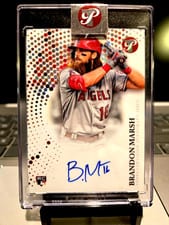 2022 Topps Pristine Autographs Brandon Marsh #PA-BM card