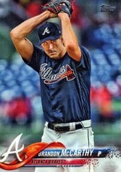 2018 Topps Update Base Set Brandon McCarthy #US224 card