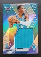 2023-24 Panini Phoenix Rookie Jumbo Memorabilia Brandon Miller #RJM-MIL card