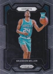2023-24 Panini Prizm Base Set Brandon Miller #152 card