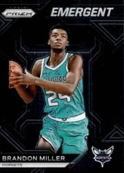 2023-24 Panini Prizm Emergent Brandon Miller #17 card