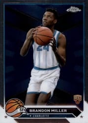 2023-24 Topps Chrome Base Set Brandon Miller #127 card