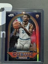 2023-24 Topps Chrome Cosmic Cosmic Heroes Brandon Miller #CH-20 card