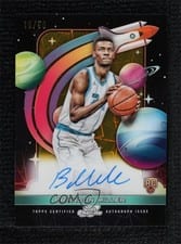 2023-24 Topps Chrome Cosmic First Flight Signatures Refractor Brandon Miller #FFS-BM card