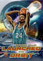 2023-24 Topps Chrome Cosmic Launched Into Orbit Brandon Miller #LIO-3 card