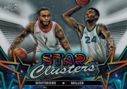 2023-24 Topps Chrome Cosmic Star Clusters Brandon Miller #SC-13 card