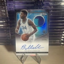2023-24 Topps Midnight Rookie Jersey Autographs Brandon Miller #RJA-BM card
