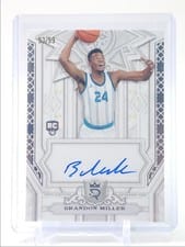 2023-24 Topps Royalty Pursuit of Greatness Signatures Brandon Miller #POG-BM card