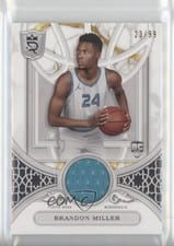 2023-24 Topps Royalty Round Ball Relics Brandon Miller #RBR-BM card